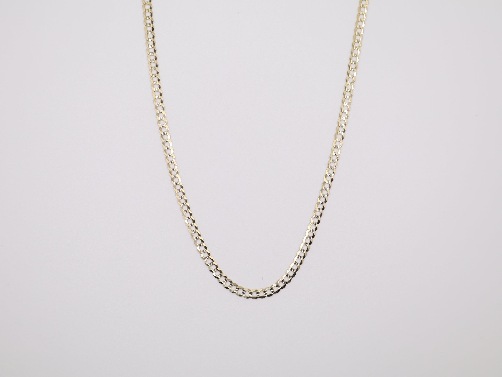 8.4g 22in, 3.74mm Curb-Cuban Chain