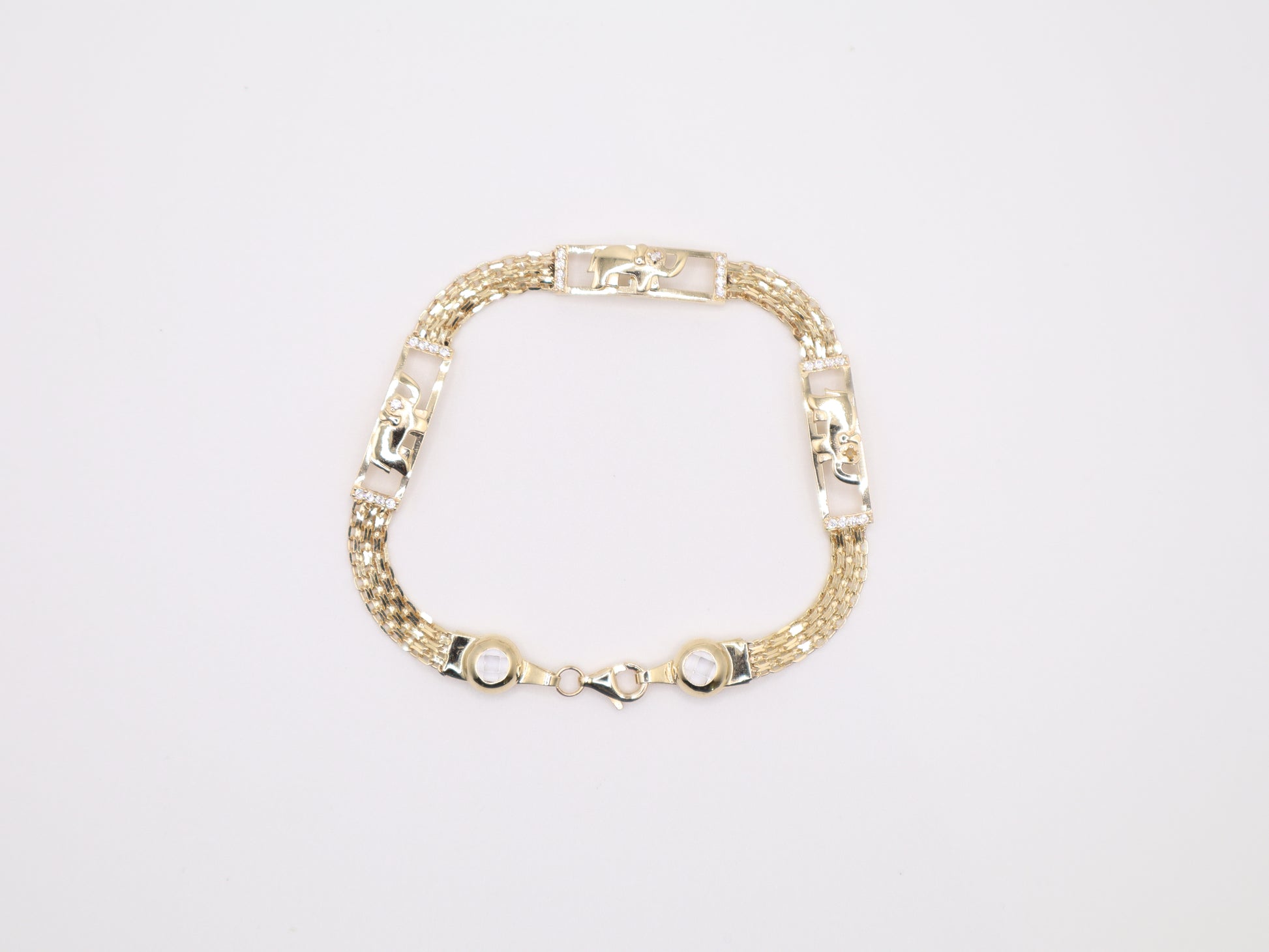 7" 5.8mm Elephant Bracelet