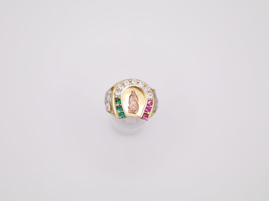 Size 10, 4.6mm Virgen de Guadalupe Ring