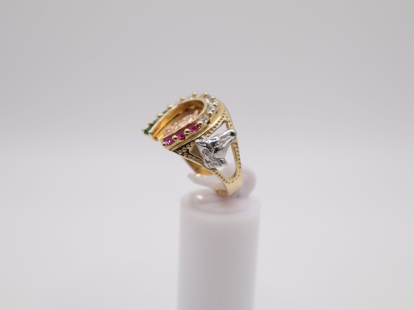 Size 10, 4.6mm Virgen de Guadalupe Ring