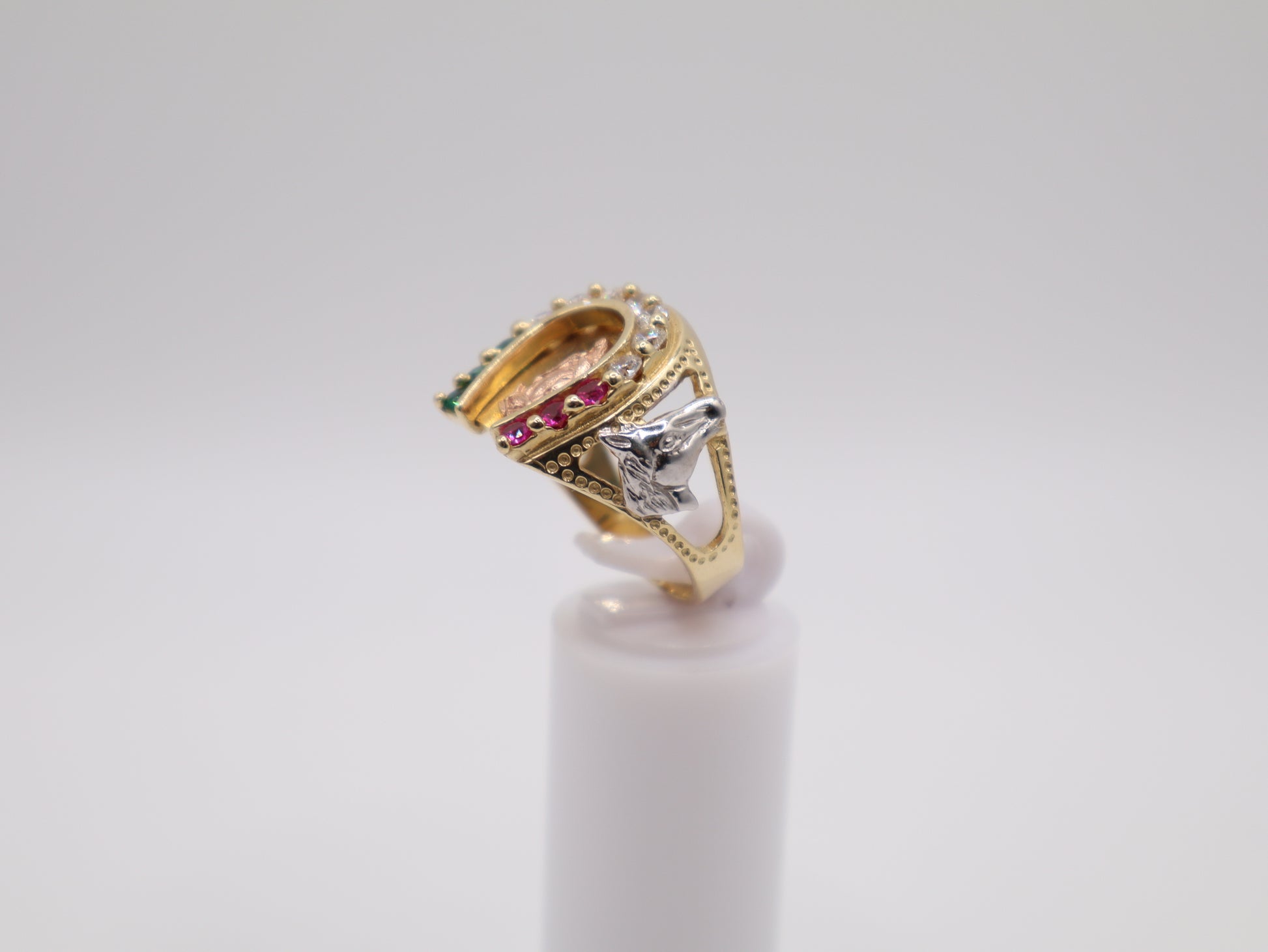 Size 10, 4.6mm Virgen de Guadalupe Ring