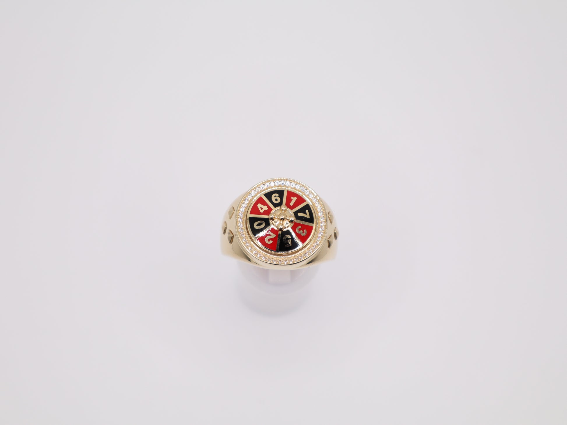 Size 11, 5mm Roulette Wheel Ring