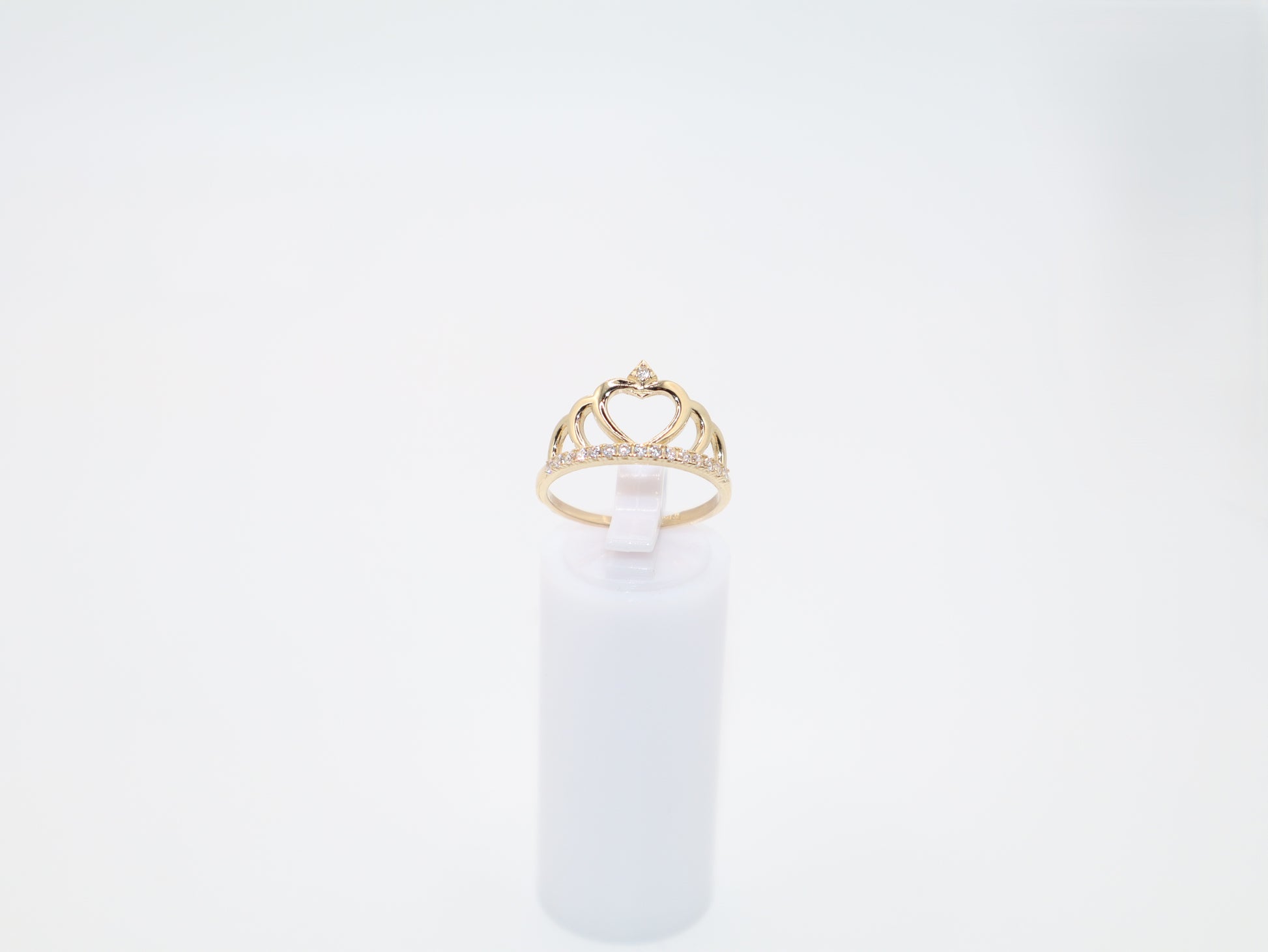 2.3g Size 7, 1.49mm Heart Ring