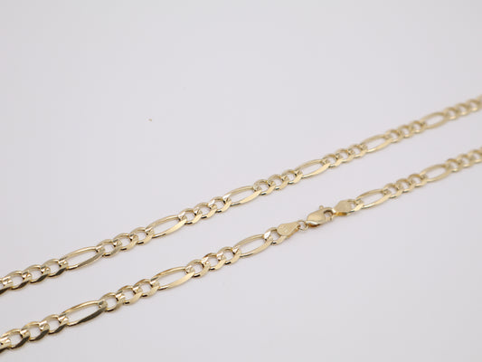 23g, 21.85in, 5.76mm Figaro Chain