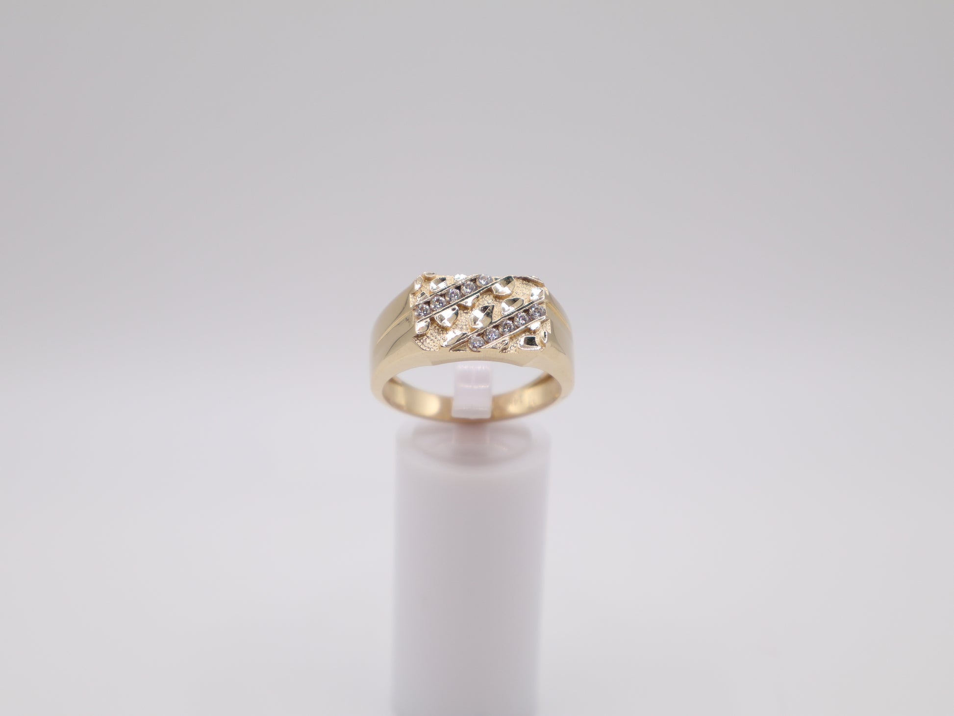Size 12, 4mm Nugget Ring