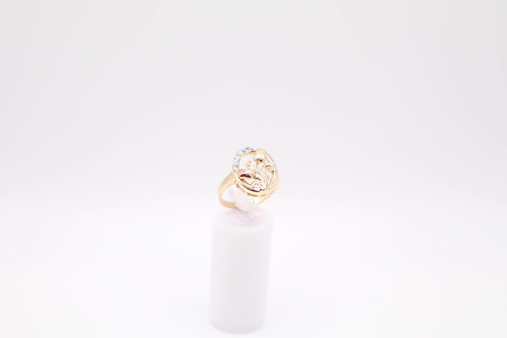 Size 7.5, 2.8mm Rose Ring