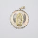 Tri-Color Virgin De Guadalupe Charm