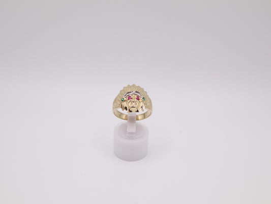 5g 10.25 Ring Size 4.2mm Indigenous Leader Ring