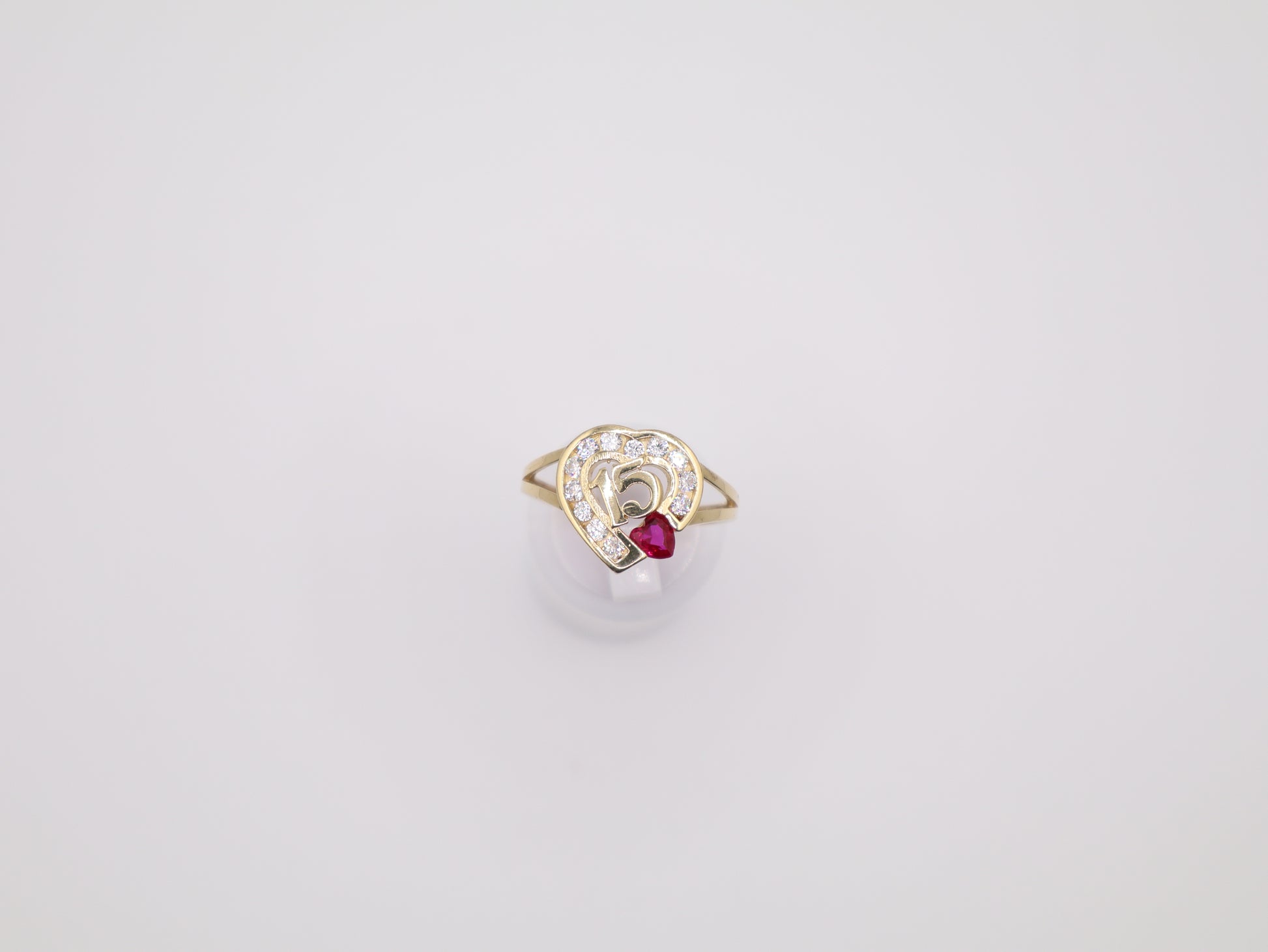 Size 8.5, 1.9mm, Quinceañera Ring