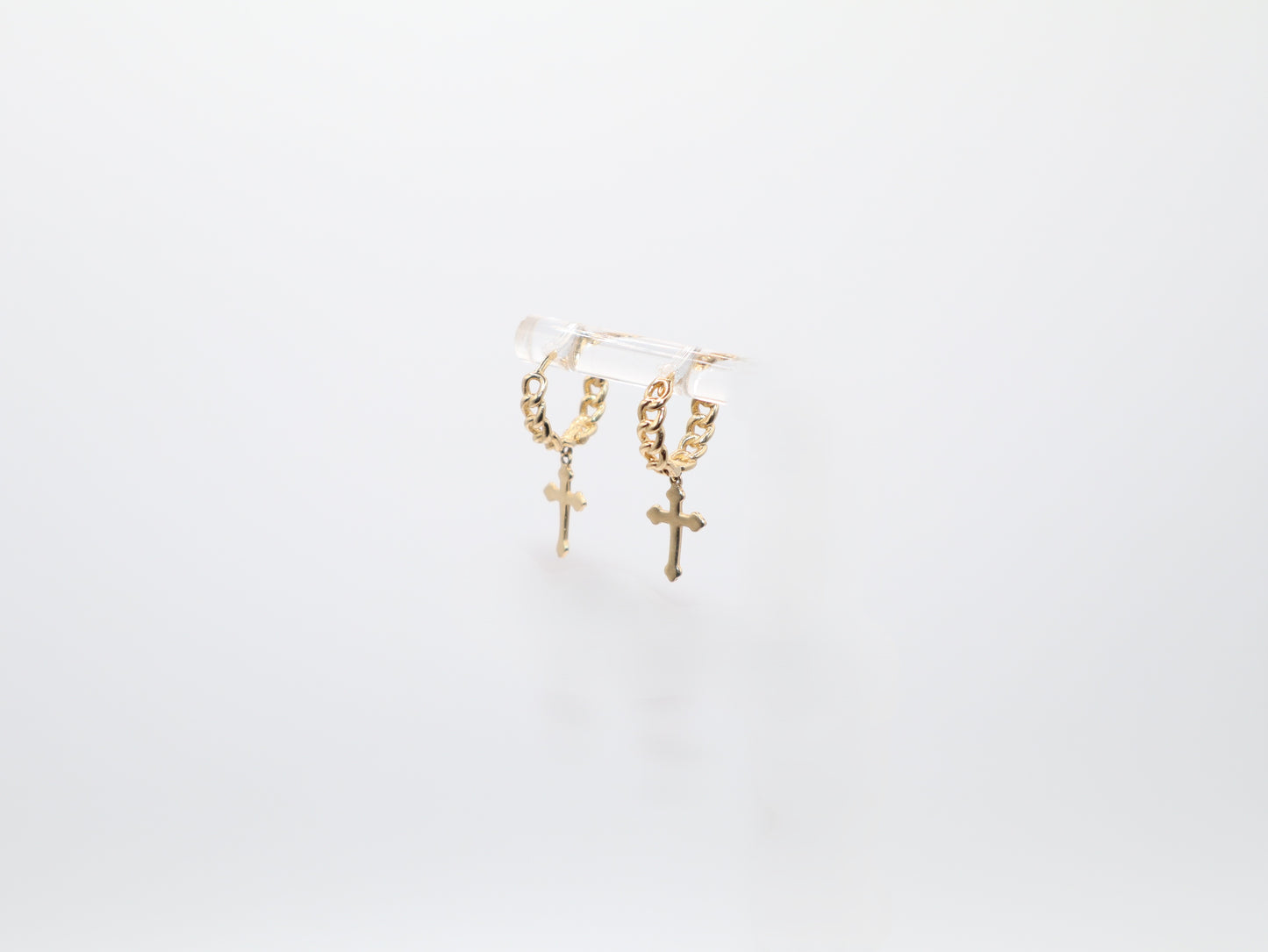 1.7g 0.875in, 11.64mm Cross Earrings