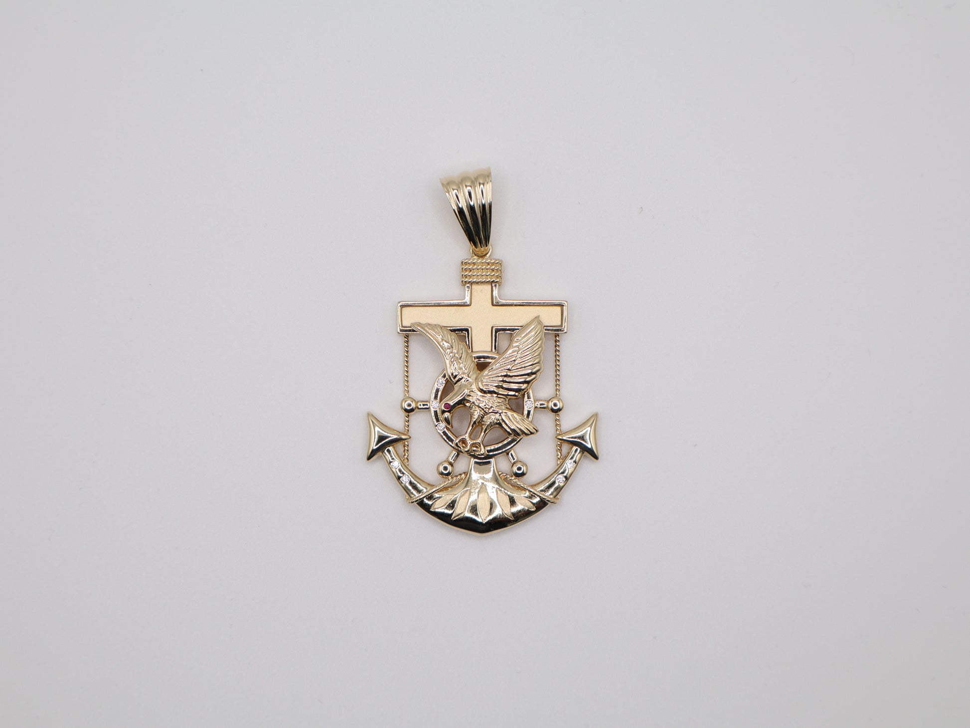 14.4g 2.25in, 36mm Eagle X Anchor Pendant