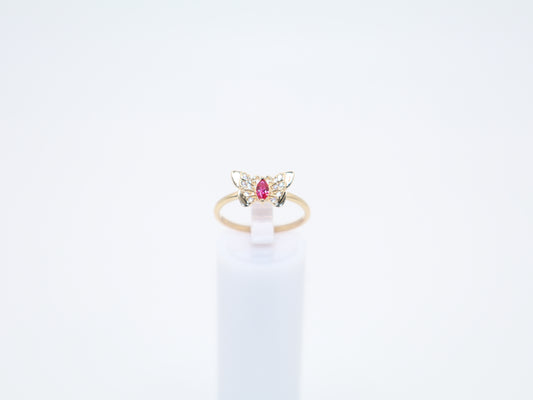 2g Size 8, 1.69mm Butterfly Ring