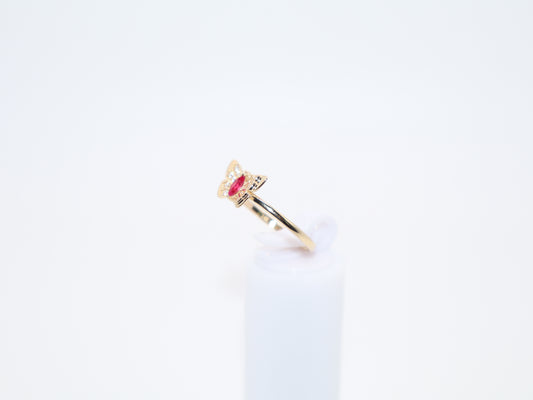 2g Size 8, 1.69mm Butterfly Ring