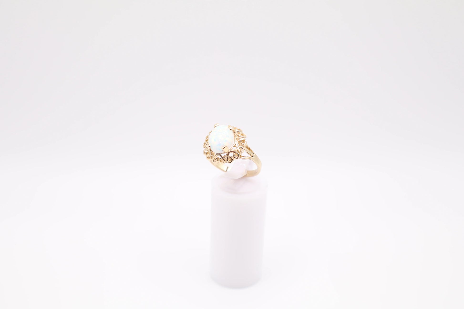 Size 7, 2.6mm Opal Ring