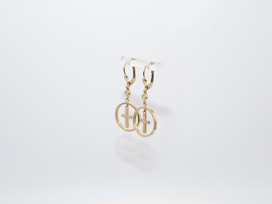 3.2g 1.5in, Cross Earrings