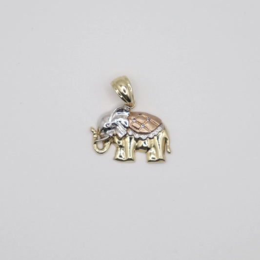Tri-Color Elephant Charm