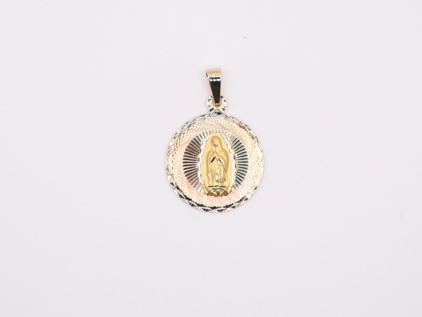 24mm Tri-Color Virgen de Guadalupe Charm