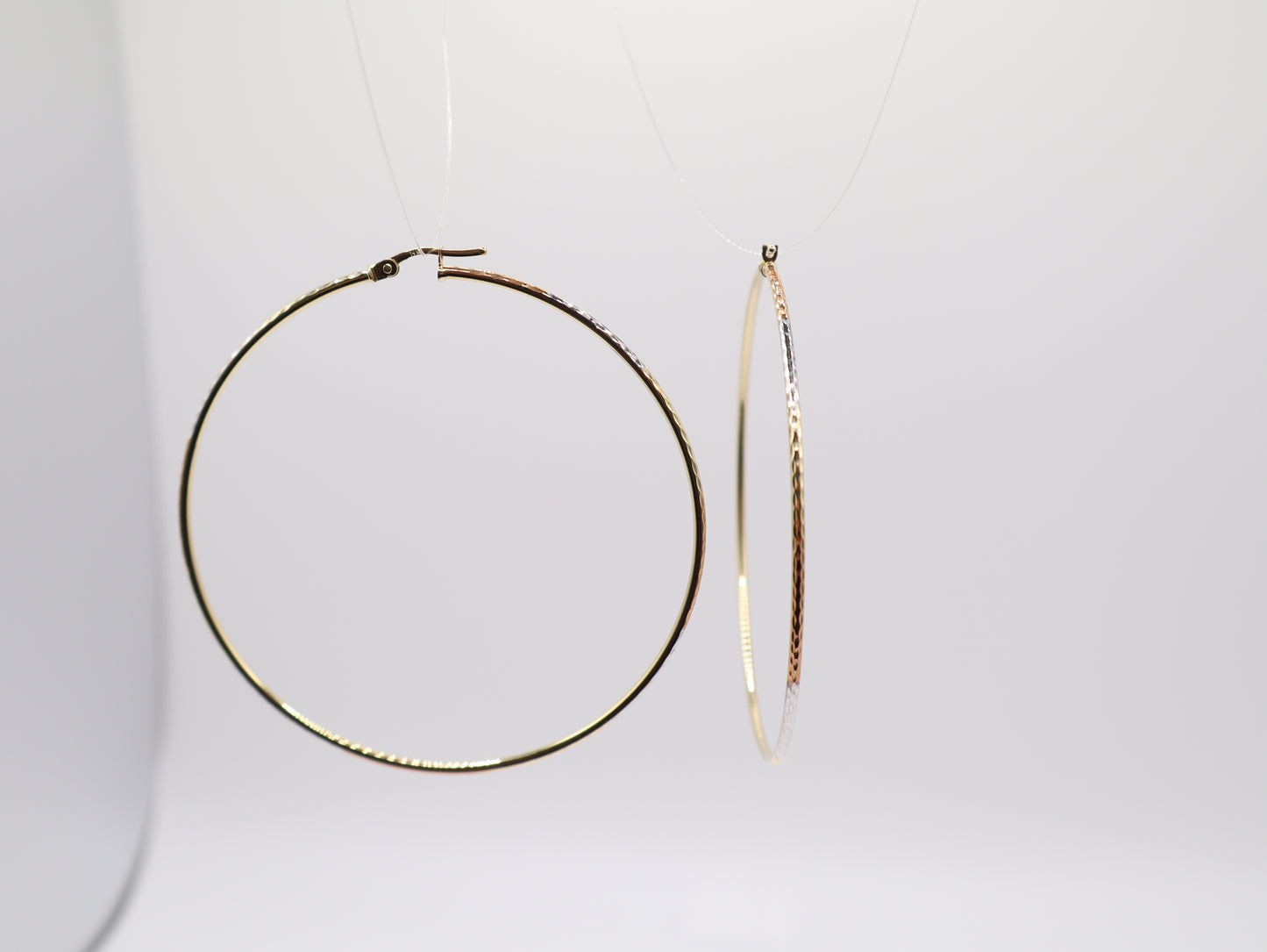 2.5" 1.45mm Hoop Earings