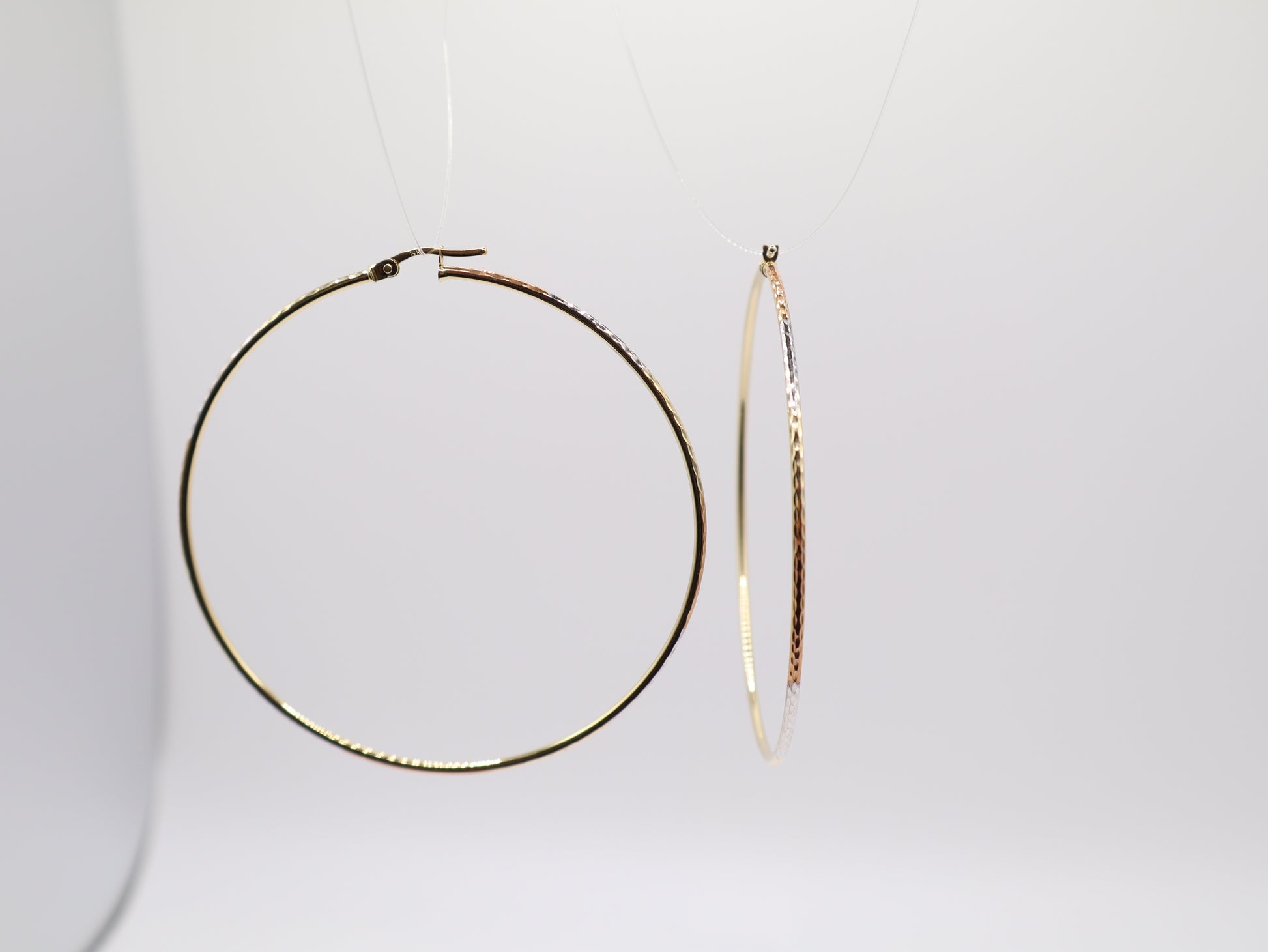 2.5" 1.45mm Hoop Earings