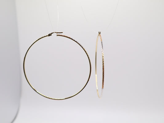 2.5" 1.45mm Hoop Earings