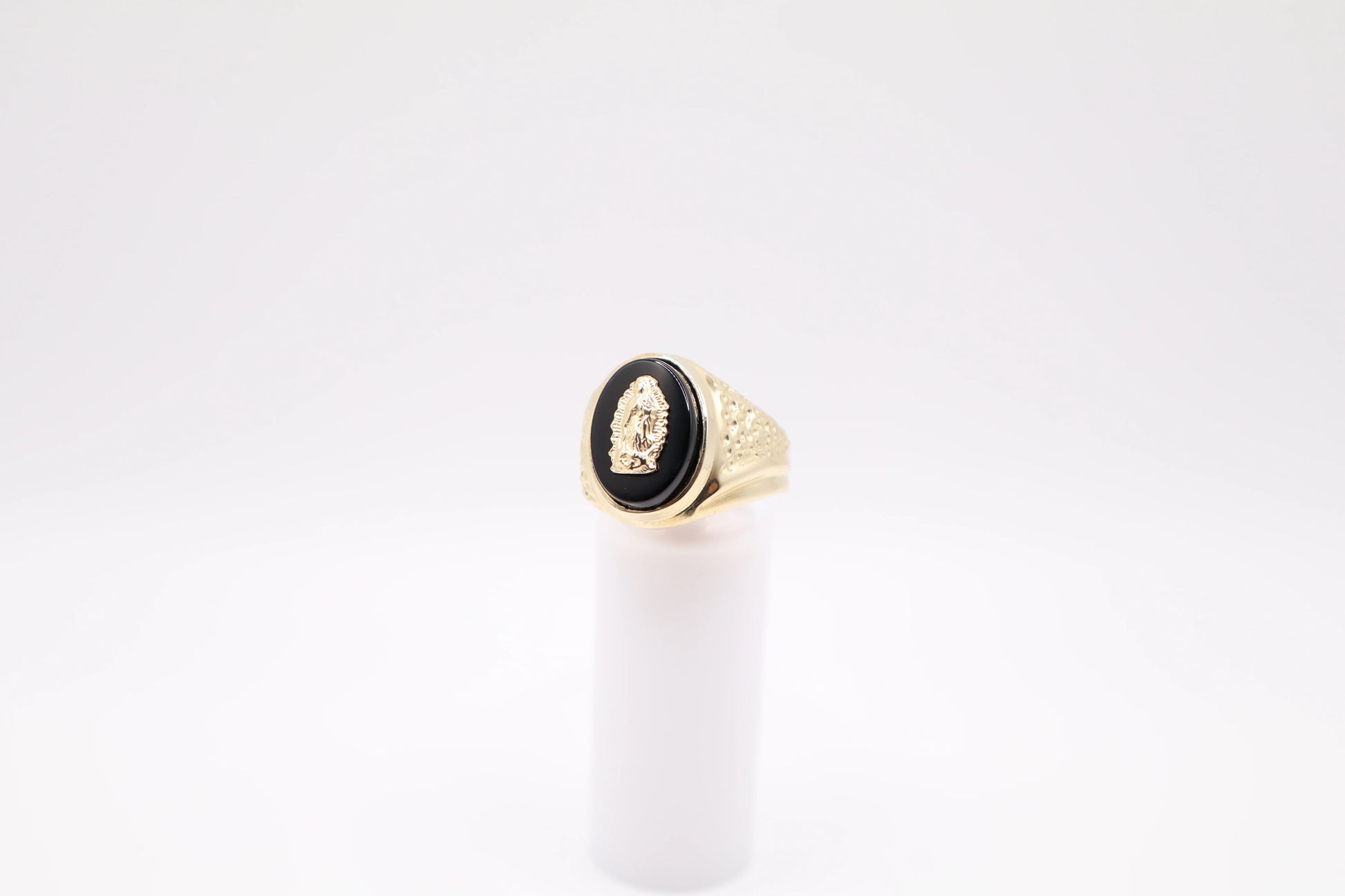 Size 10.5, 3.8 mm Virgen de Guadalupe Ring