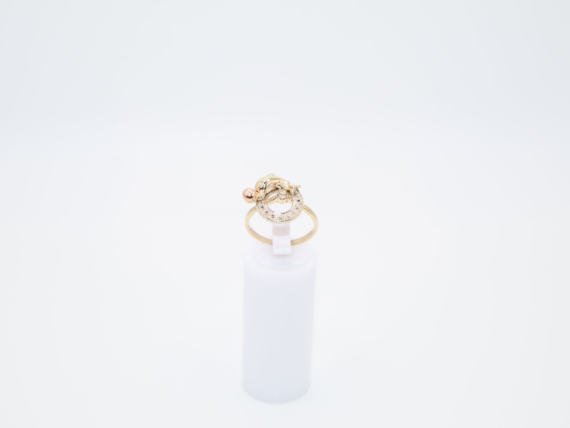 3g Size 7, 1.8mm Dolphins Ring