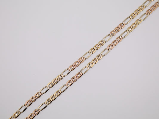 24" 6.34mm Figaro Necklace