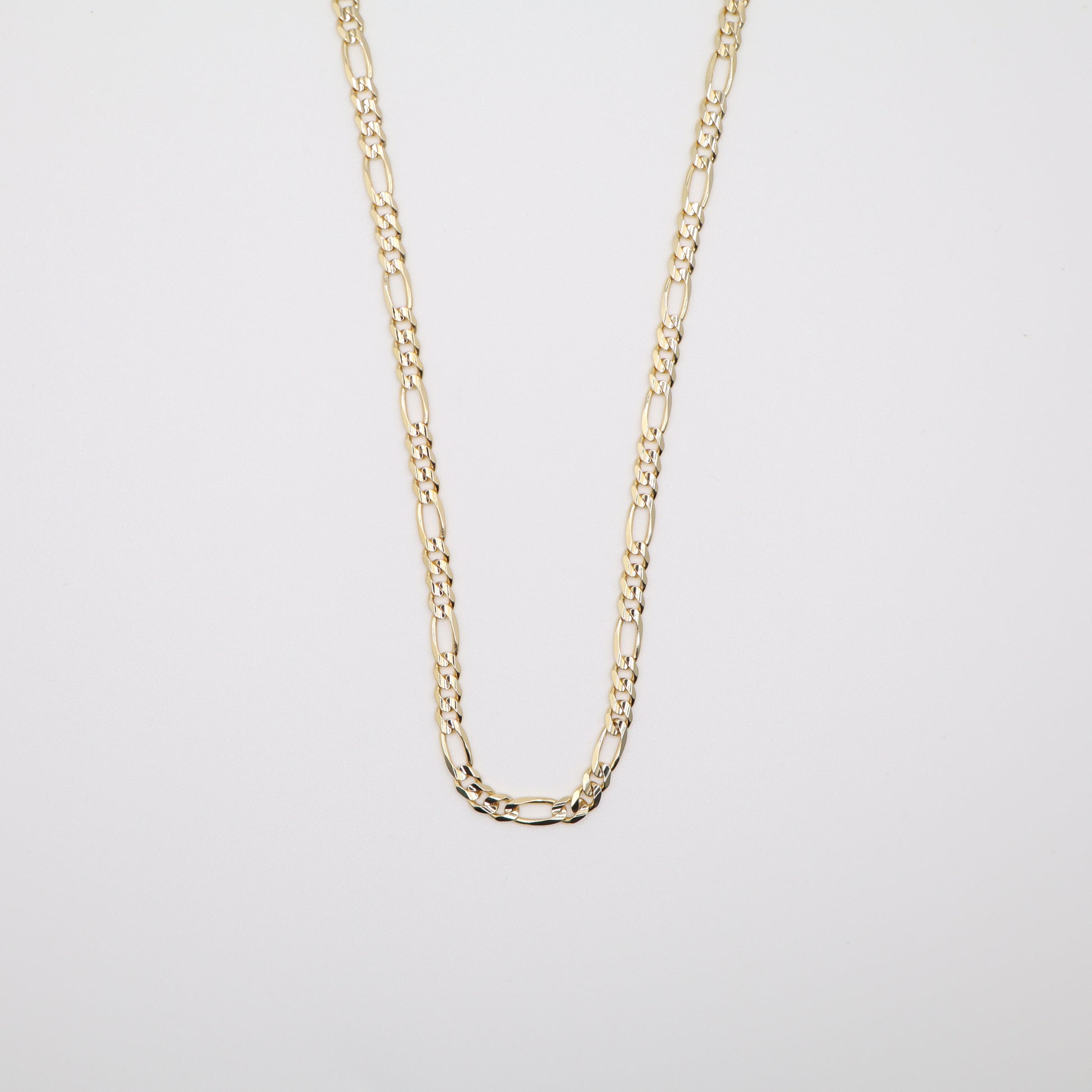 18" 3.8mm Figaro Necklace
