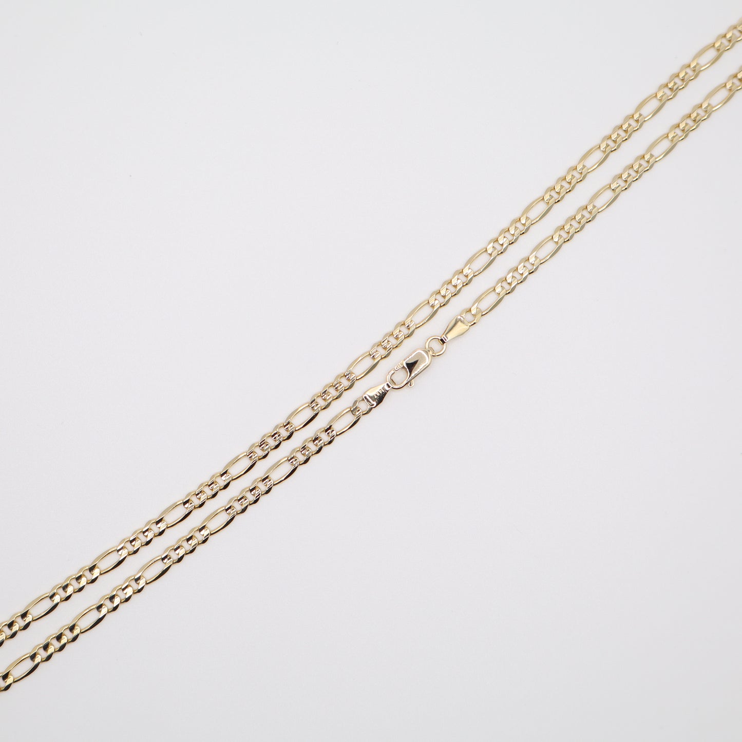 18" 3.8mm Figaro Necklace