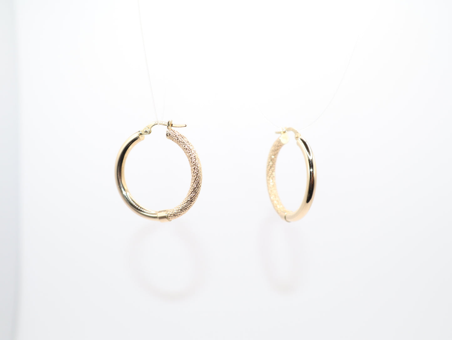 1" 3.67mm Hoop Earings