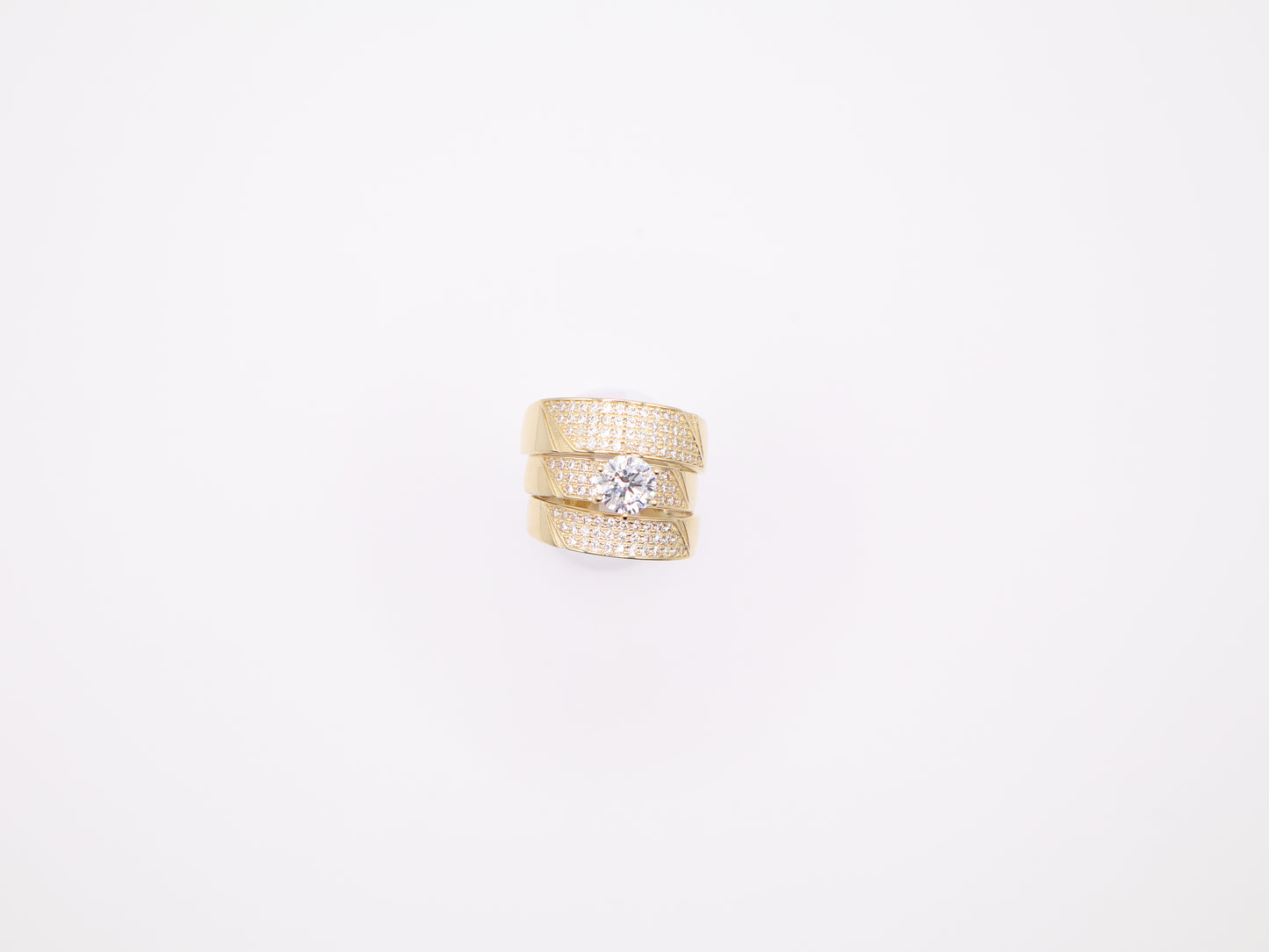 2.6mm Engagement Ring Set