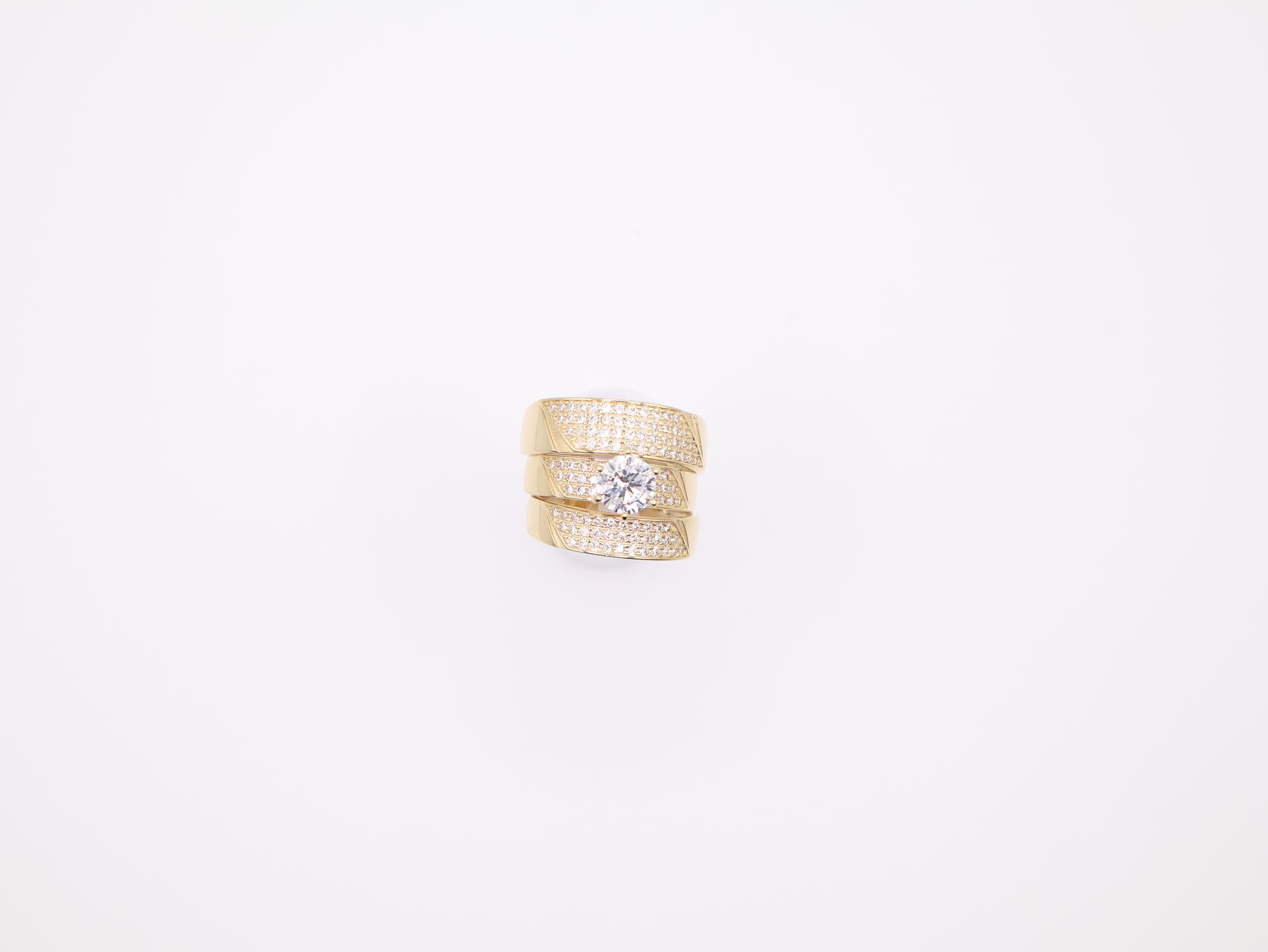 2.6mm Engagement Ring Set