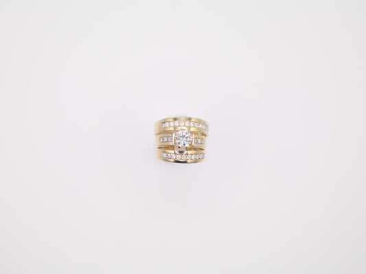 3.6mm Enagement Ring Set