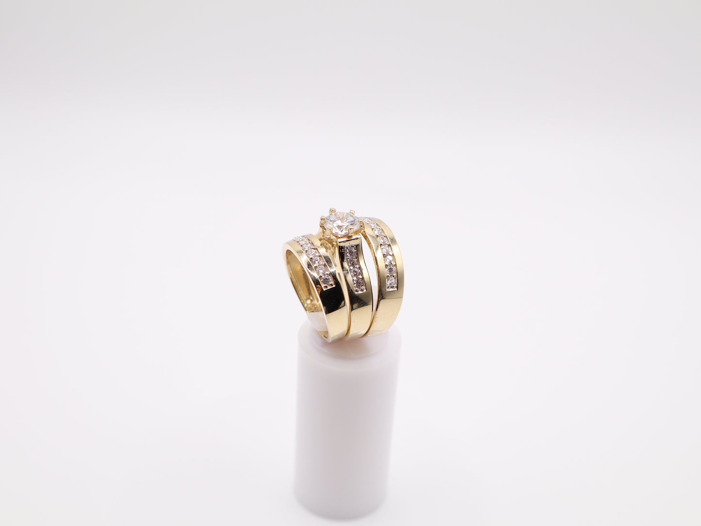 3.6mm Enagement Ring Set