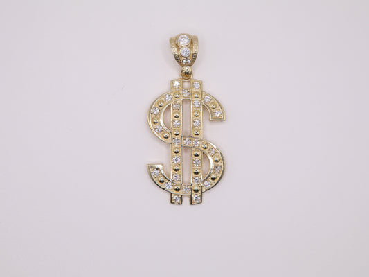 11.3g 2.75in, 1.5mm Dollar Sign Charm