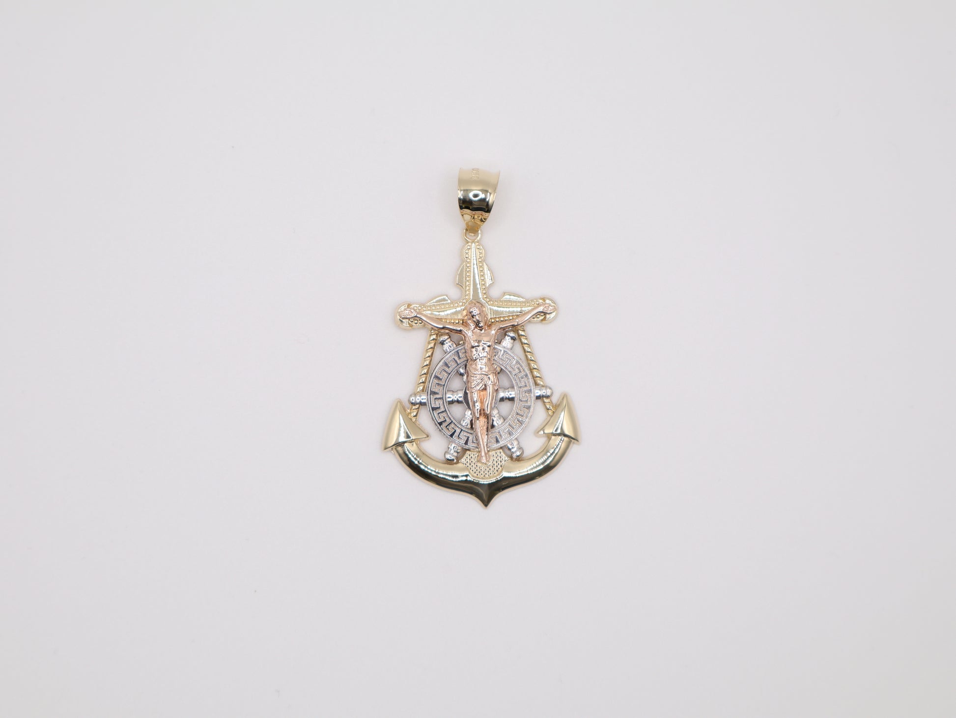 7g 2in, 30mm Christ on Anchor Pendant