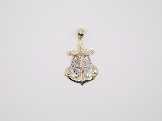 7g 2in, 30mm Christ on Anchor Pendant