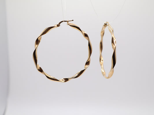2" 3.83mm Hoop Earings