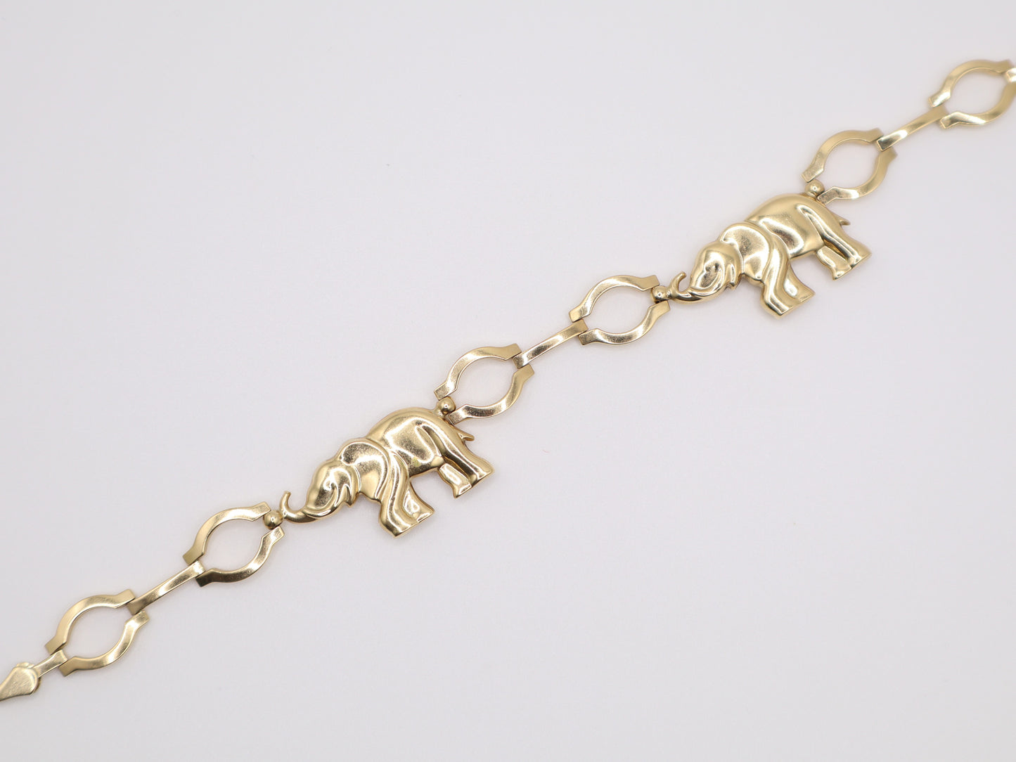 7.25" 9.39mm Elephant Bracelet