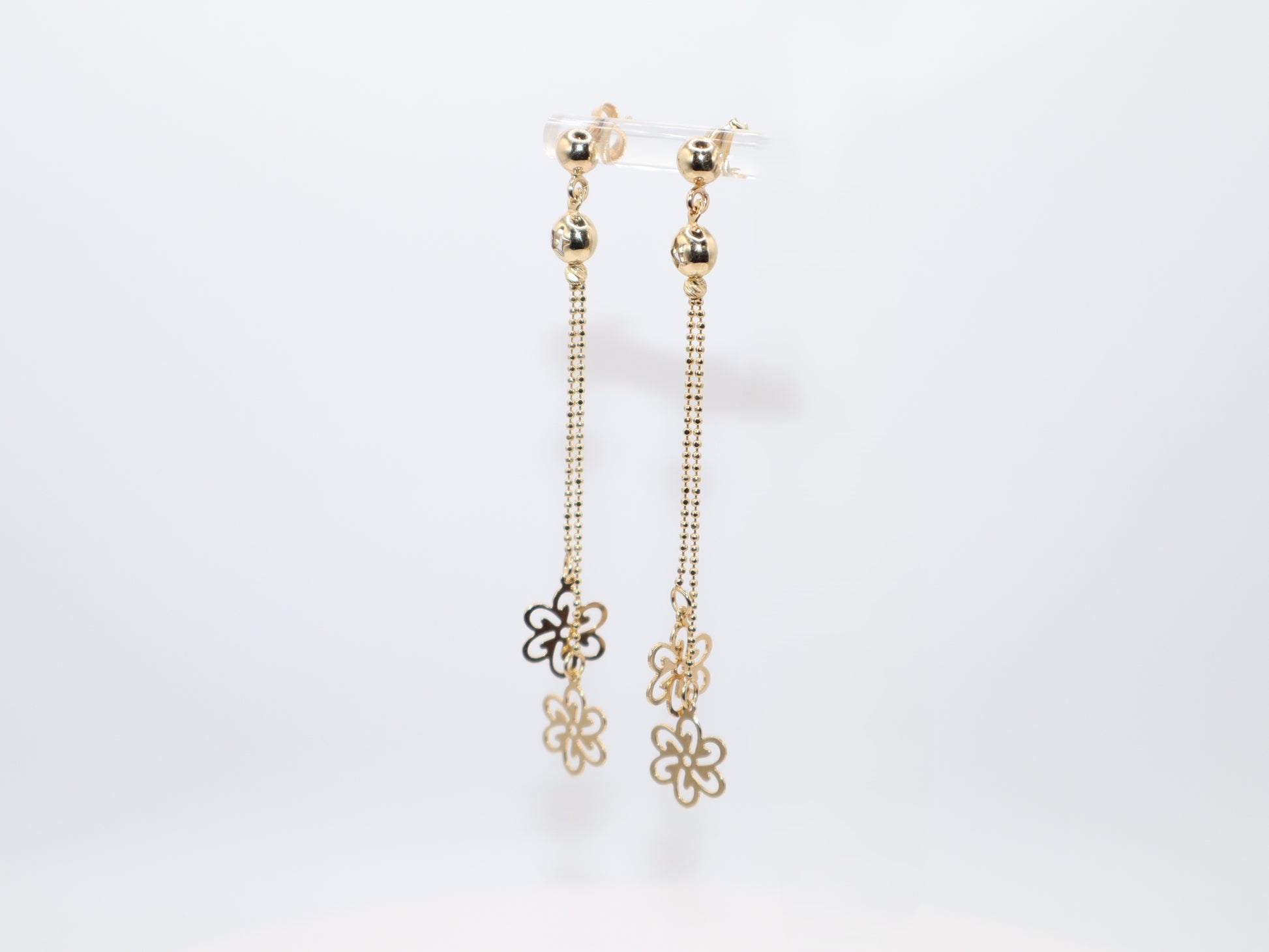 3.4g 2.5in, Flowers Earrings