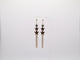 2.875in, Three Star Dangle Earrings