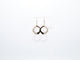 1.25in, 17.86mm Dangle Hoop Earrings