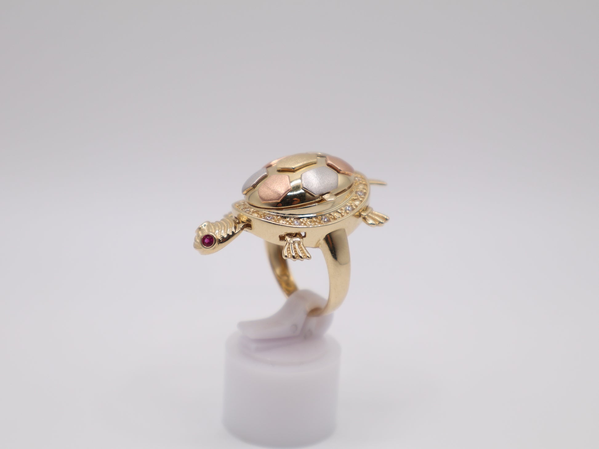11.9g, 7.75 Ring Size, 3.31mm Turtle Ring