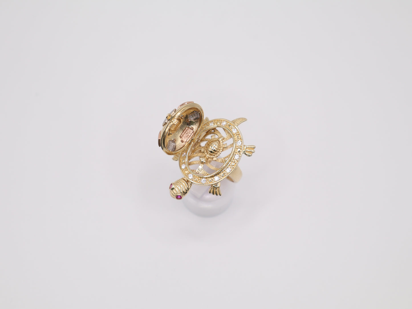 11.9g, 7.75 Ring Size, 3.31mm Turtle Ring