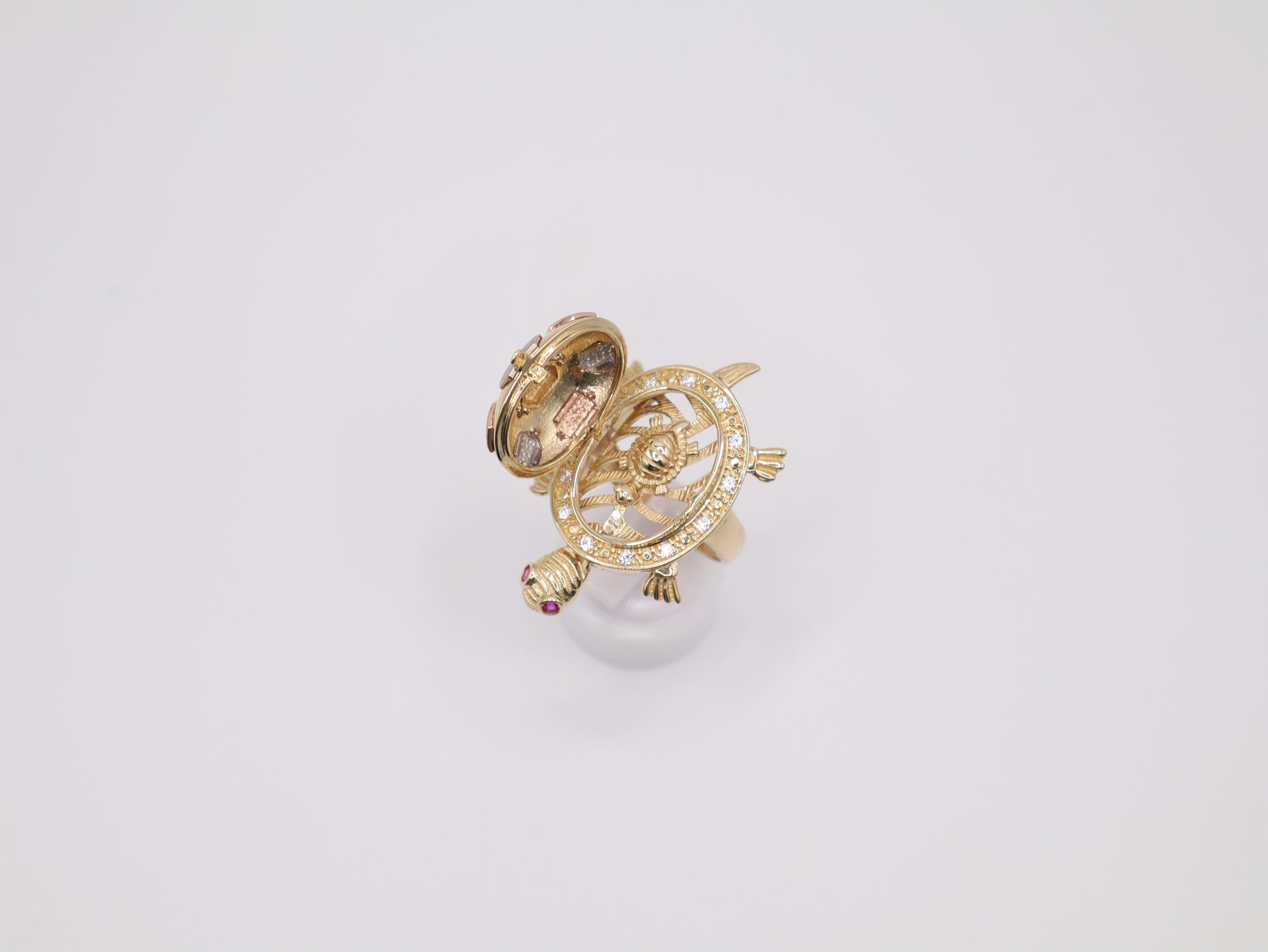 11.9g, 7.75 Ring Size, 3.31mm Turtle Ring