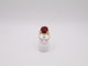 6.4g, 6.75 Ring Size, 19.9mm Dark Red Stone Ring