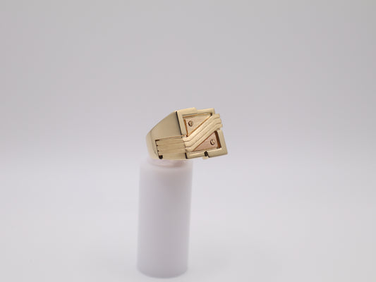 12.7g, 12.25 Ring Size, 6.07mm Contemporary Ring