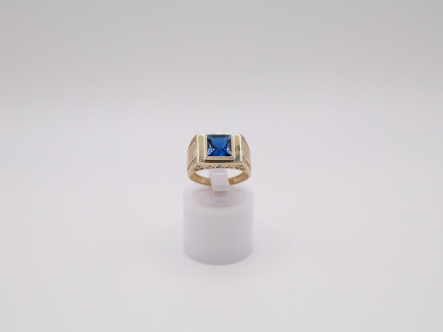 3g, 5 Ring Size, 2.76mm Blue Stone