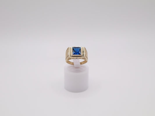3g, 5 Ring Size, 2.76mm Blue Stone