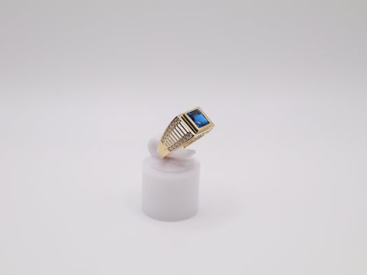 3g, 5 Ring Size, 2.76mm Blue Stone